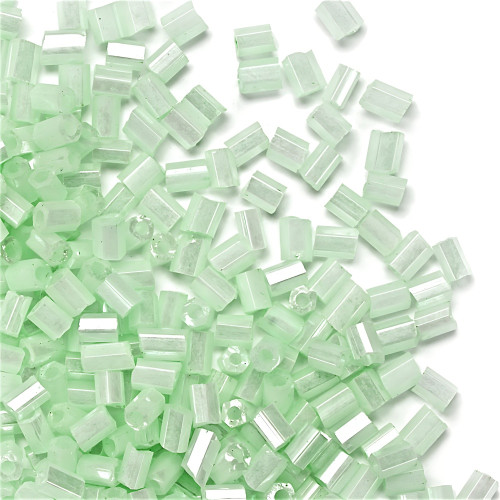 Beads-cut (2.1 mm) aquamarine transparent iridescent pack of 20 g