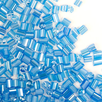 Beads-cut (2.1 mm) dark blue transparent pack of 20 g