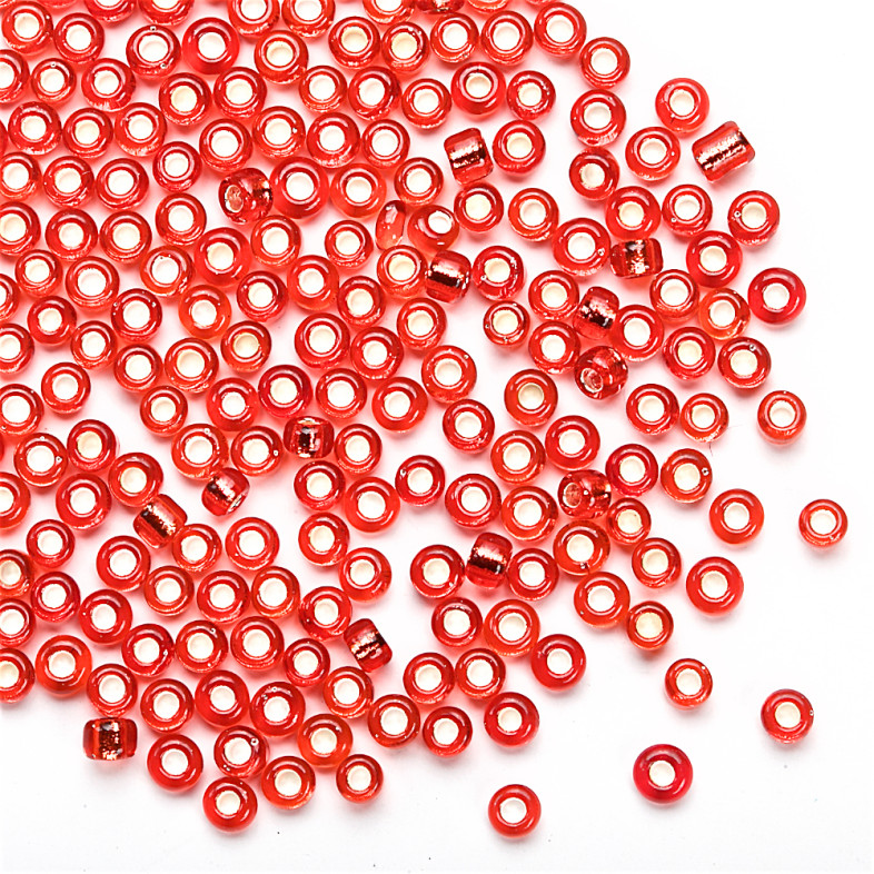 Beads calibrated 12 (1.8 mm) red pack of 10 g