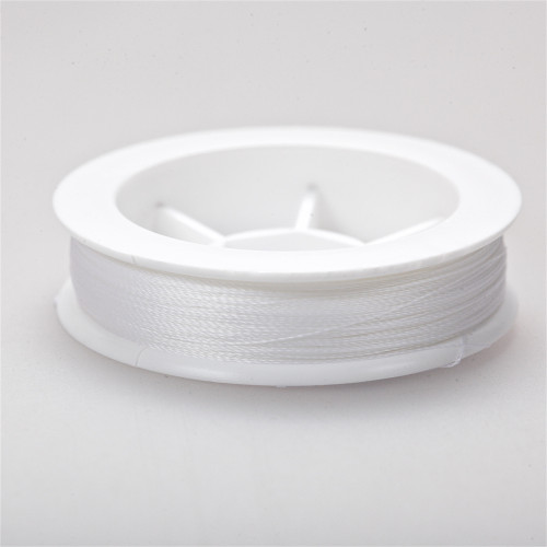 Titanium beading thread 0.1 mm white 100 m (+- 10%)