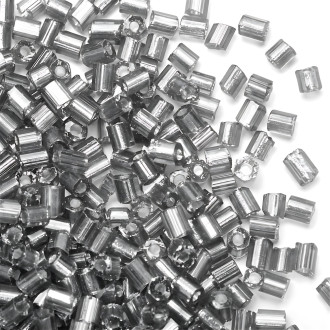 Beads-cut (2.1 mm) gray transparent pack of 20 g