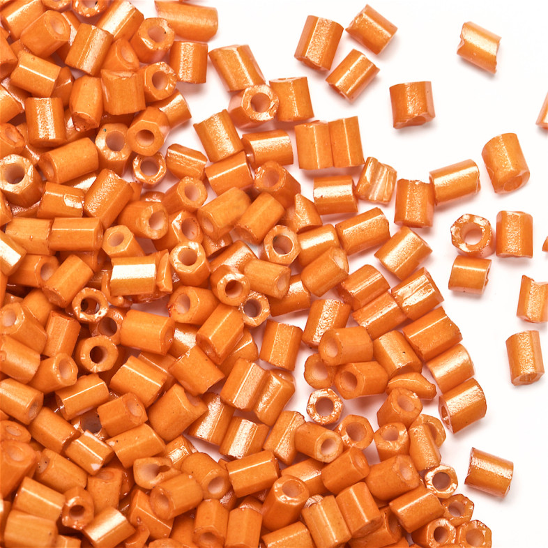 Beads-cut (2.1 mm) orange pack of 20 g