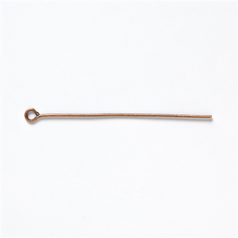 Jewelry pins foam 50 mm copper pack of 10 g
