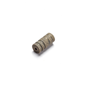 Zapięcie skręcane 4x8 mm w kolorze brązu 1 szt