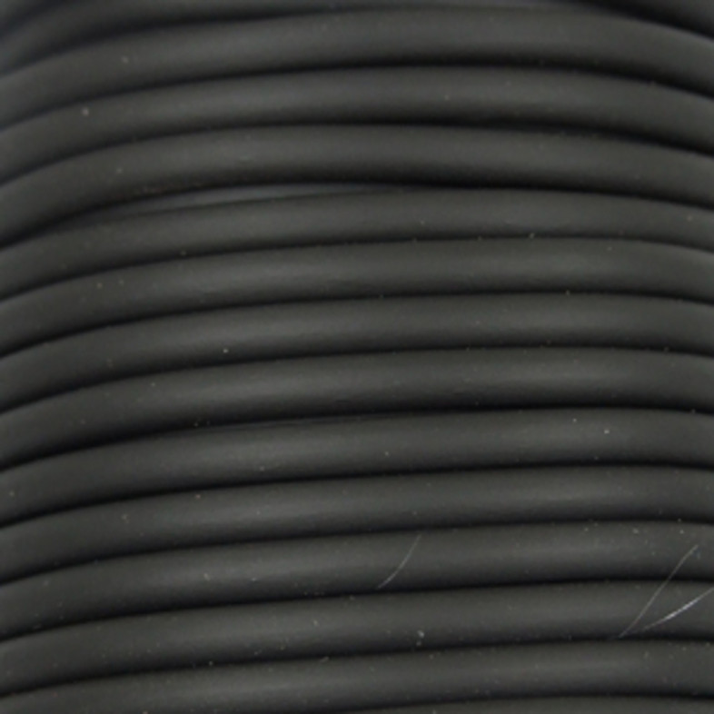 Sznurek gumowy 3,5 mm czarny 1 metr