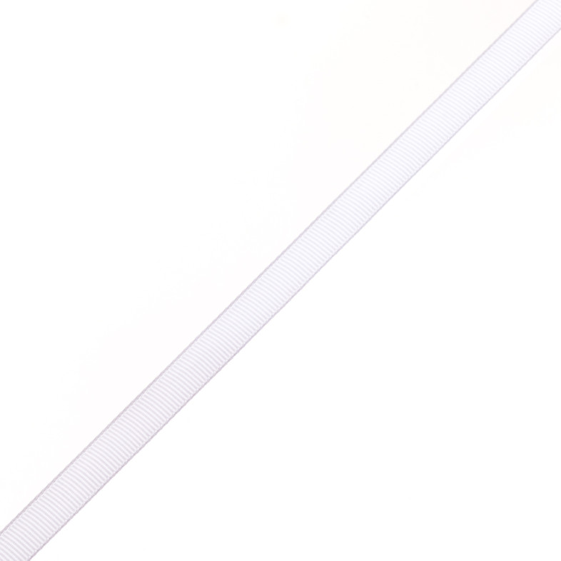 Taśma rypsowa 10 mm biały 1 metr