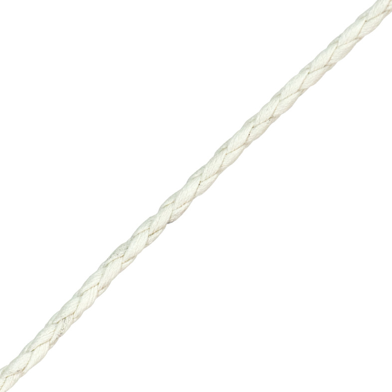 Sznurek ze sztucznej skóry 3 mm biały 1 metr
