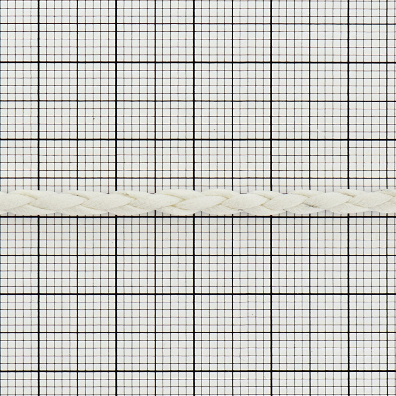 Sznurek ze sztucznej skóry 3 mm biały 1 metr