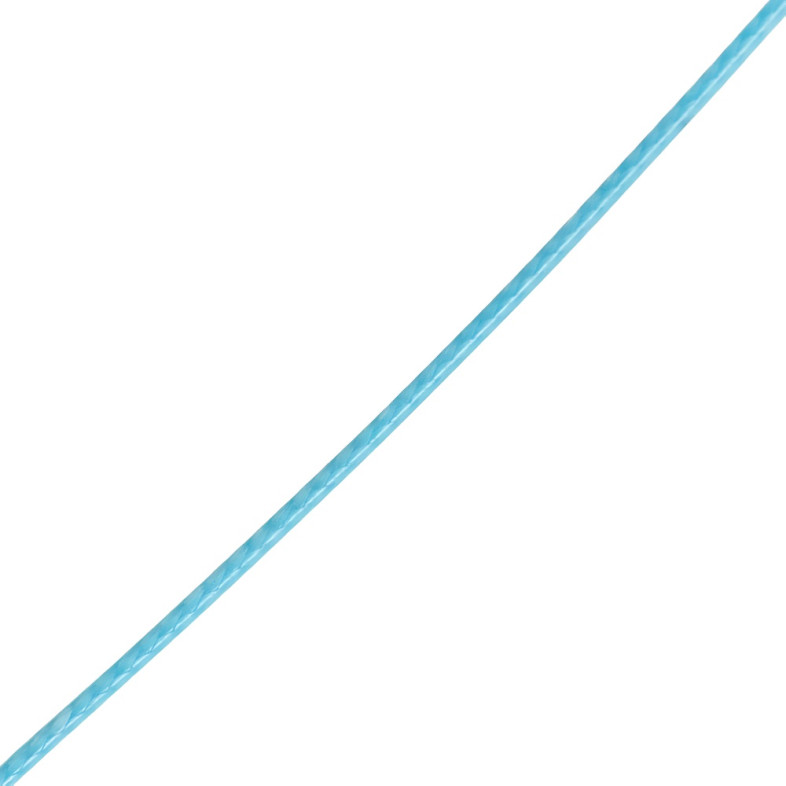 Sznurek poliestrowy 1 mm jasnoniebieski 1 metr