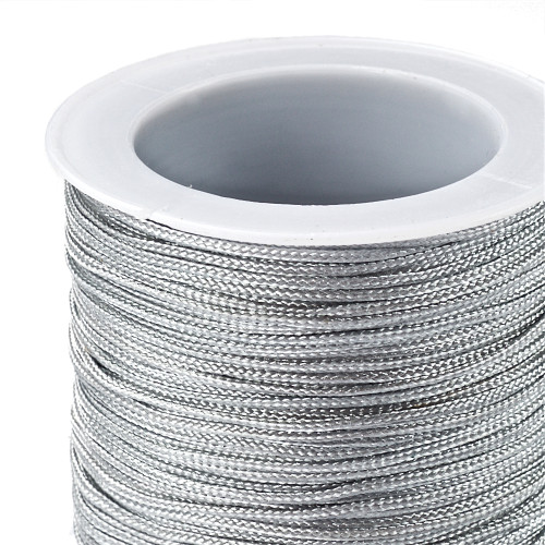 Polyester cord 1 mm gray 1 meter