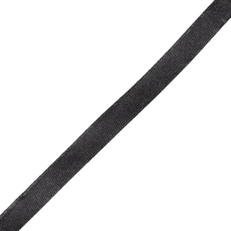 Satin ribbon 10 mm black 1 meter
