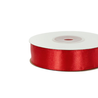 Satin ribbon 20 mm red 1 meter