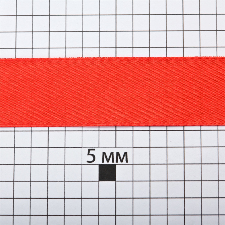 Satin ribbon 20 mm red 1 meter