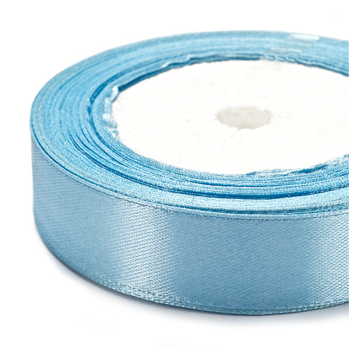 Satin ribbon 20 mm blue 1 meter