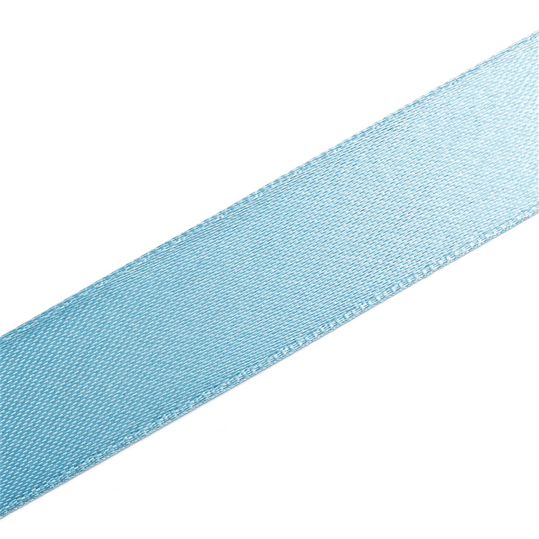 Satin ribbon 20 mm blue 1 meter