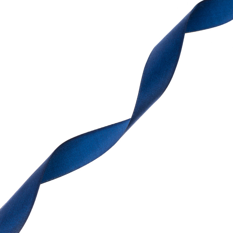 Satin ribbon 20 mm blue 1 meter