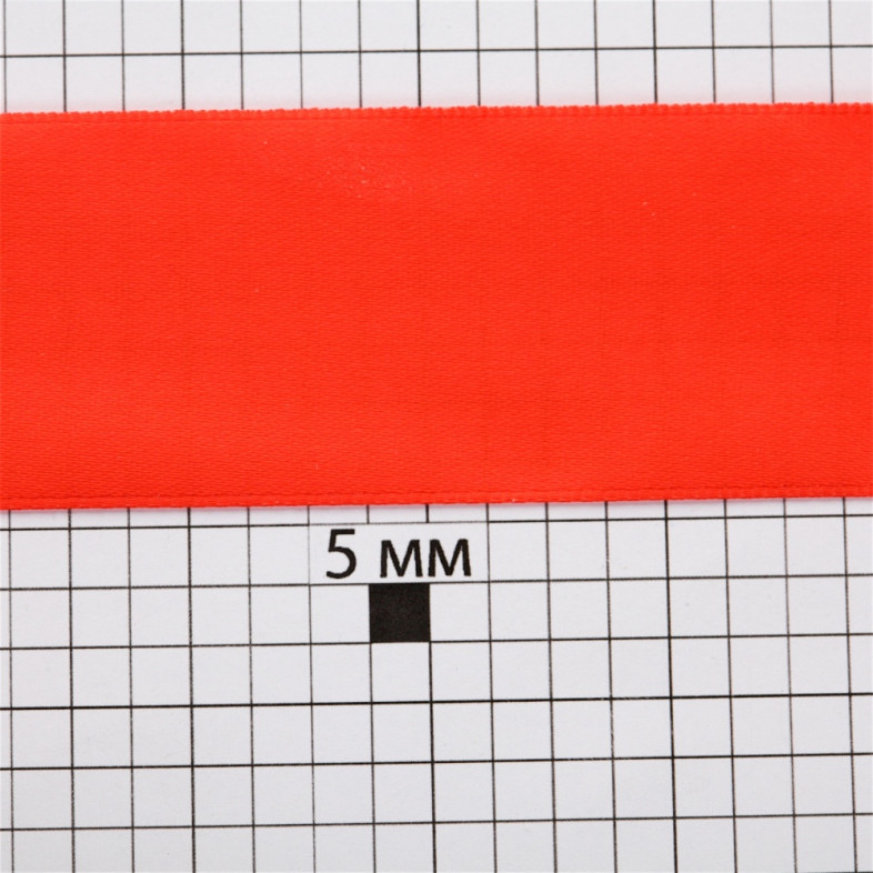 Satin ribbon 30 mm red 1 meter