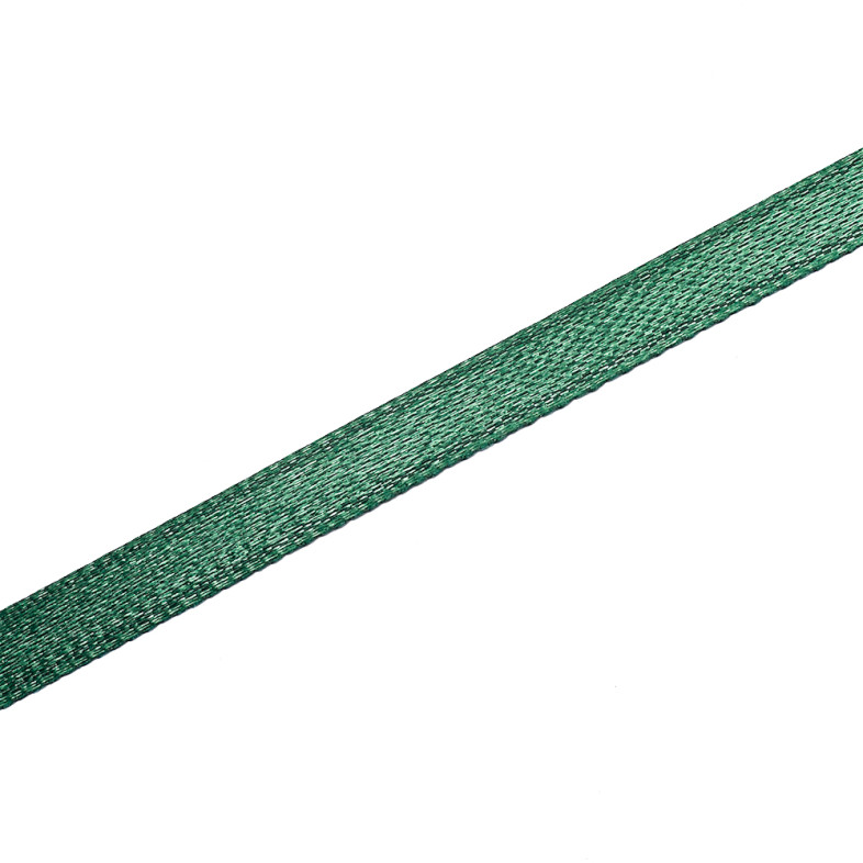 Satin ribbon 7 mm green 1 meter