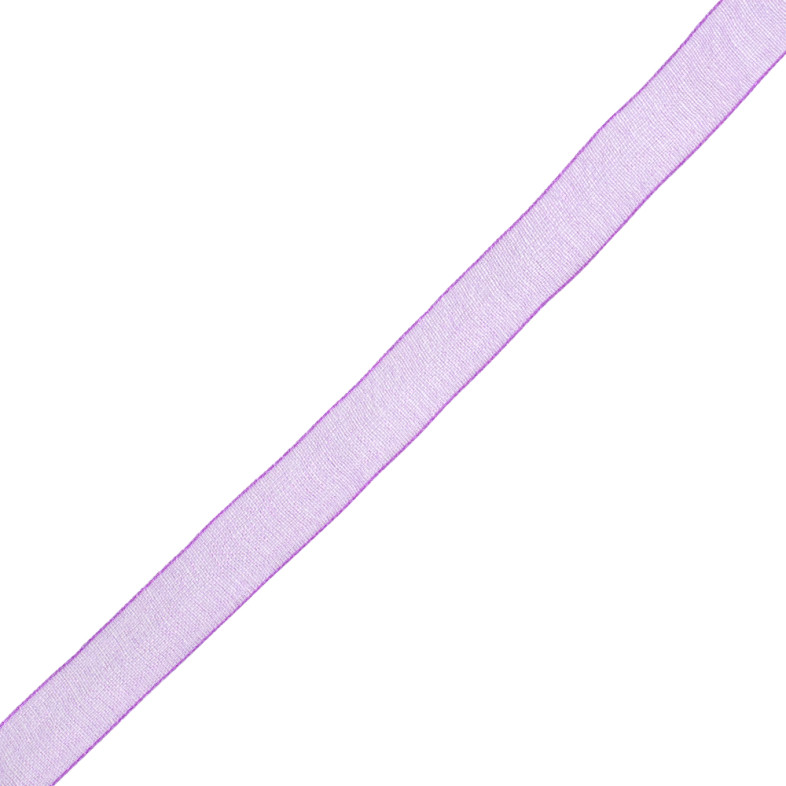 Organza ribbon 10 mm purple 1 meter