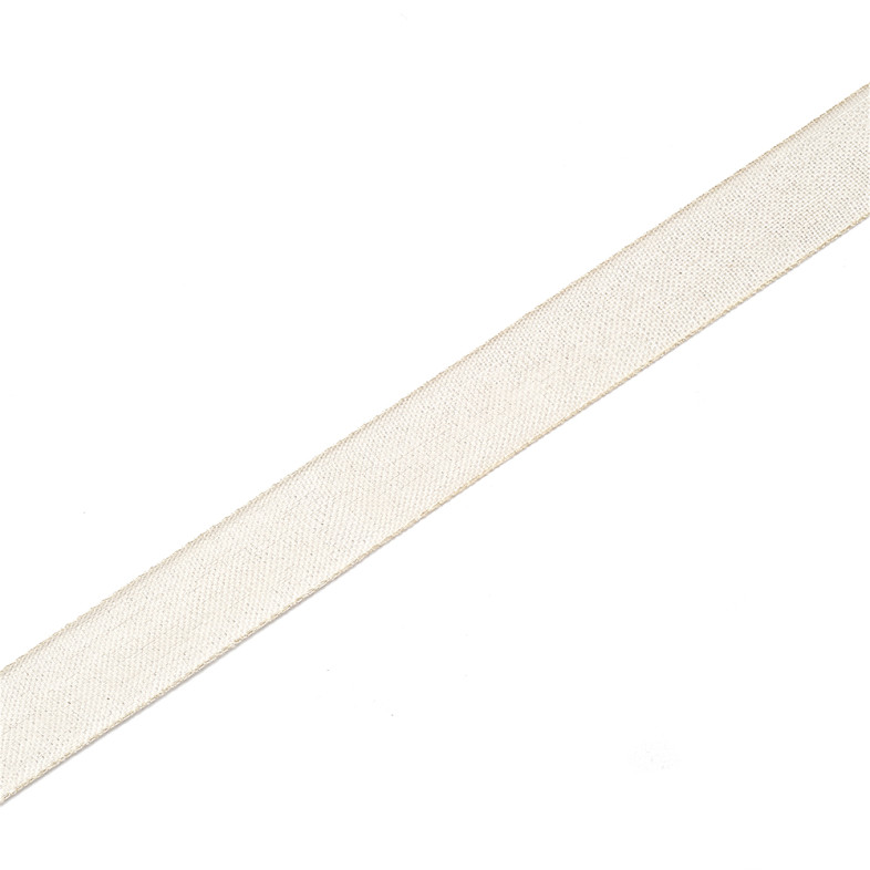 Organza ribbon 10 mm beige 1 meter