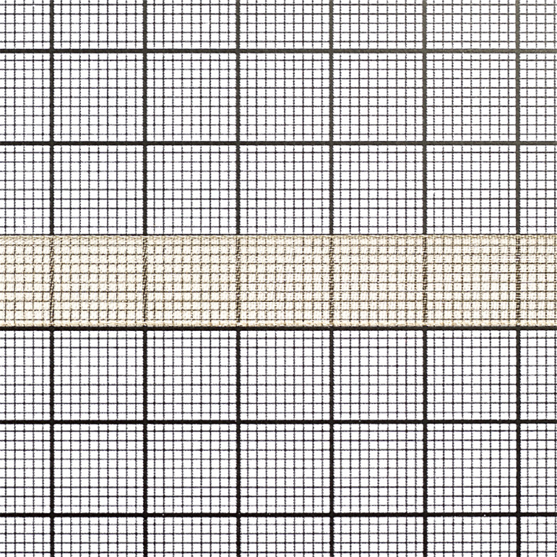 Organza ribbon 10 mm beige 1 meter