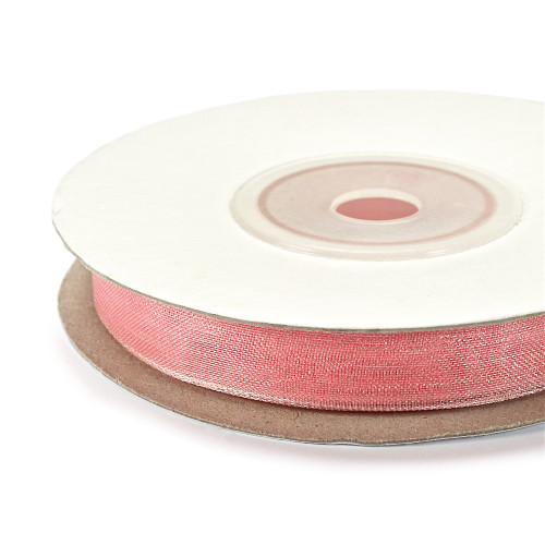 Organza ribbon 10 mm peach 1 meter