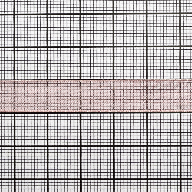 Organza ribbon 10 mm peach 1 meter