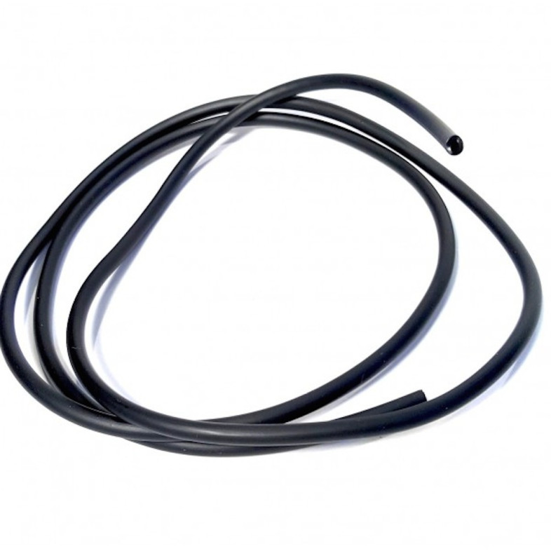Sznurek gumowy 2 mm czarny 1 metr
