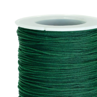 Sznurek poliestrowy 1 mm zielony 1 metr