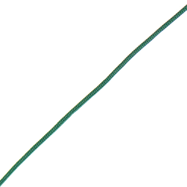 Sznurek poliestrowy 1 mm zielony 1 metr