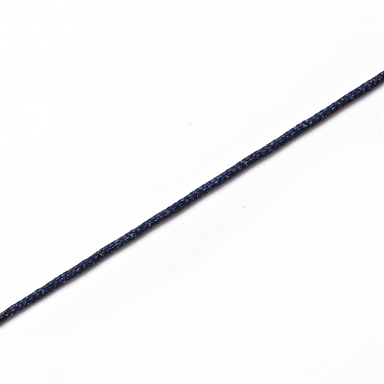 Sznurek poliestrowy 1 mm niebieski 1 metr