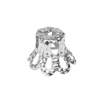 Openwork cylindrical tip 5×5 mm cupronickel 1 pc.