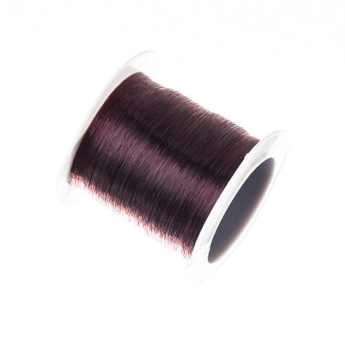 Polyethylene jewelry thread 0,20 mm brown spool 220 meters (+-10%)