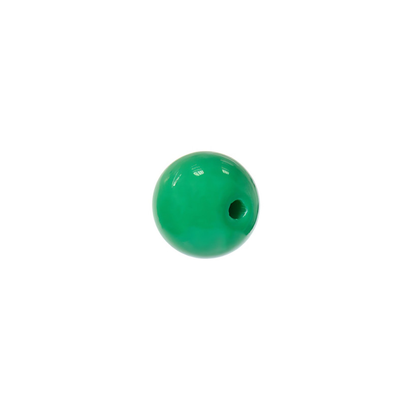 Koralik szklany 10 mm zielony 1 szt
