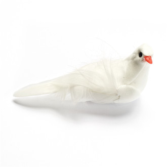 Decorative element Dove 50×30×45 mm white 1 pc