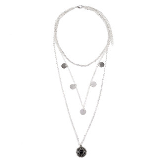 Triple silver chain 1 pc.