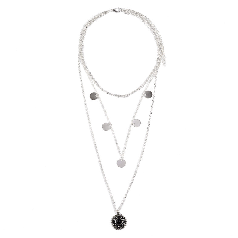 Triple silver chain 1 pc.