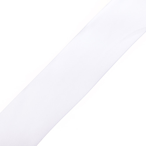 Satin ribbon 50 mm white 1 meter