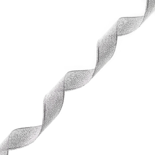 Lurex ribbon 20 mm silver 1 meter