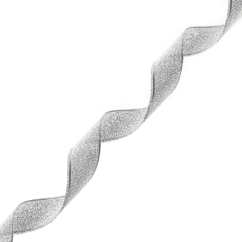 Lurex ribbon 20 mm silver 1 meter