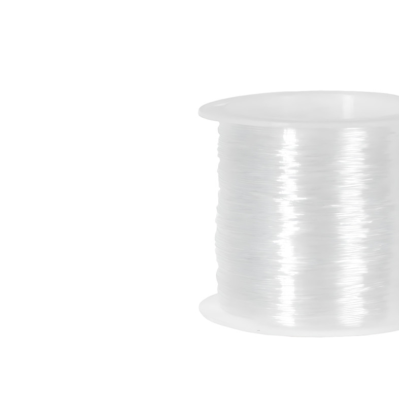 Polyethylene jewelry thread 0,40 mm transparent spool 45 meters (+-10%)
