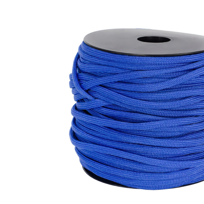 Sznurek paracord 4 mm niebieski 1 metr