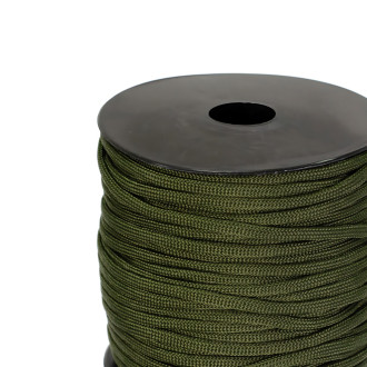 Sznurek paracord 4 mm zielony 1 metr