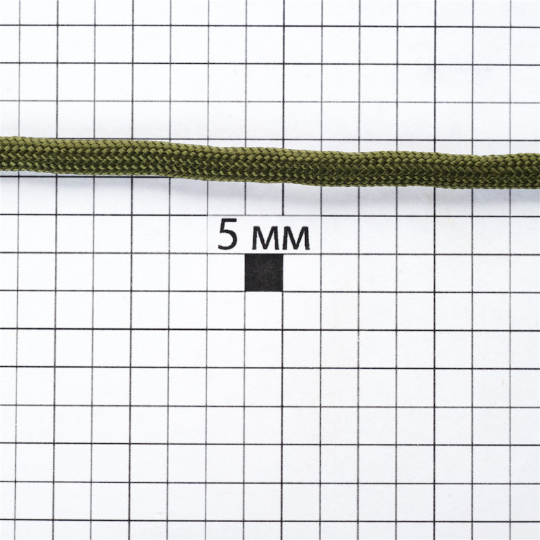 Sznurek paracord 4 mm zielony 1 metr
