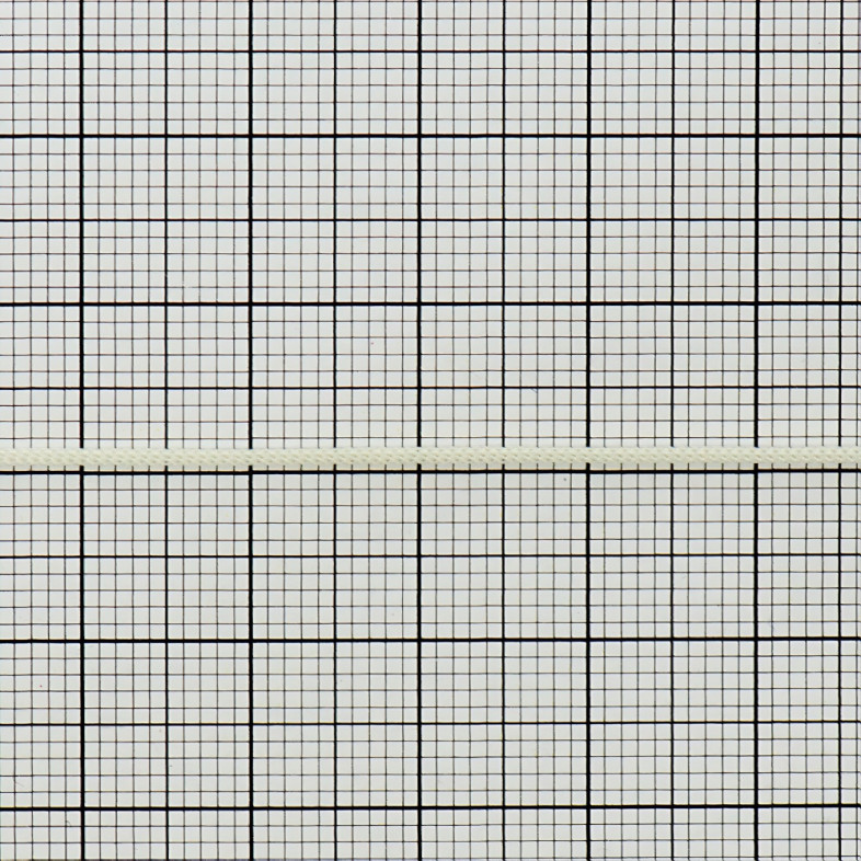Sznurek poliestrowy 1 mm kremowy 1 metr