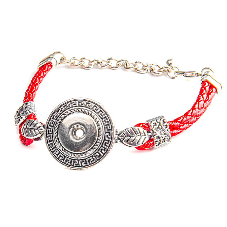 Bracelet button SNAP red 1 pc