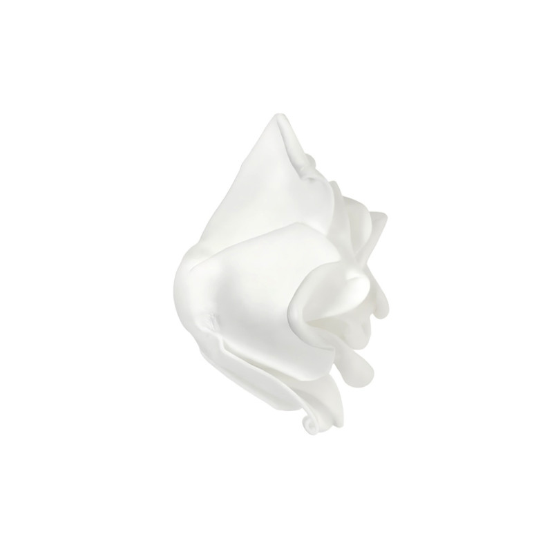 Artificial flower Rose 65 mm white 1 pc