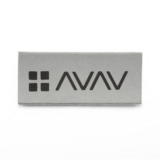 Reflective patch rectangular gray 1 pc.