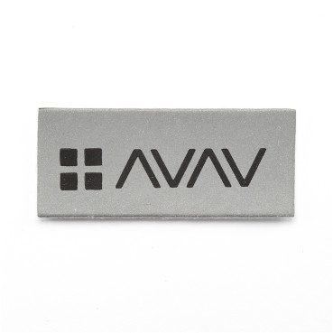 Reflective patch rectangular gray 1 pc.