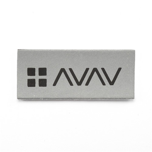 Reflective patch rectangular gray 1 pc.